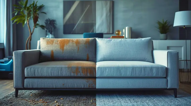 Sofa Cleaning Before and After